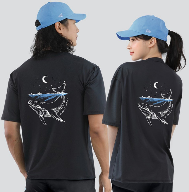 남자 여자 래쉬가드 반팔 수영복 오버 루즈핏 스윔 비치웨어 빅사이즈 상의 자외선 차단