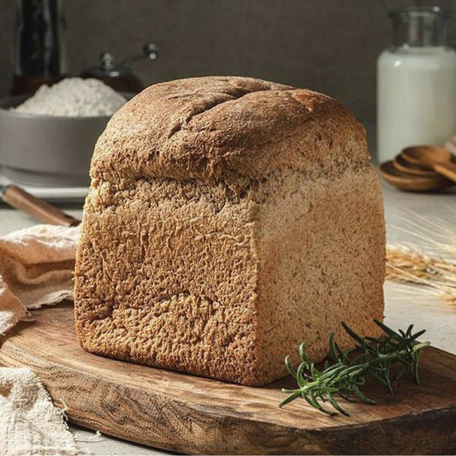 수제 100프로 통밀빵 계란안들어간 비건빵, 1개, 630g