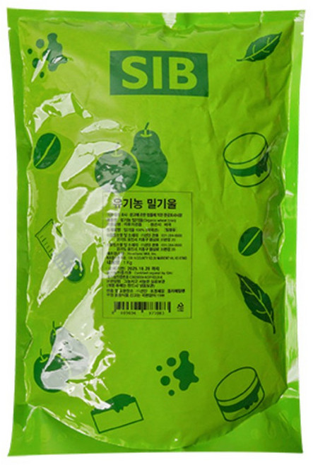 유기농 밀기울 1kg 선인 밀겨 허트랜드밀 밀브란, 3개