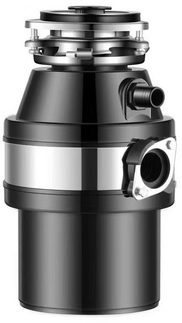 음식물파쇄기 싱크대분쇄기 가정용 음쓰 처리기 음식물분쇄기 음식물쓰레기 주방, 블랙, 기본 색상