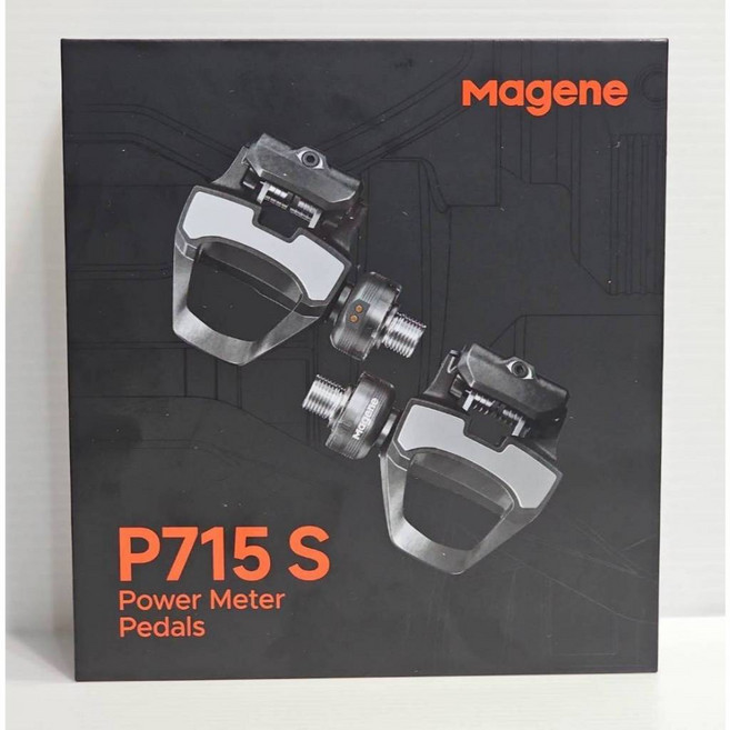 MAGENE 邁金 P715 SPD 功率踏板 Shimano 系統 碳纖維 電池續航120H 輕量化設計, P715 SPD (Shimano)系統, 1個
