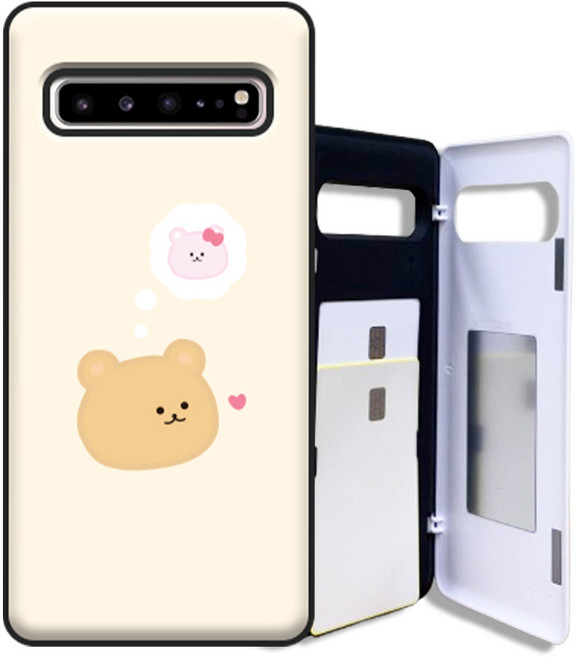 휘케이스 디자인 S10 5G (G977) 카드2장 수납 마그네틱 도어범퍼 케이스
