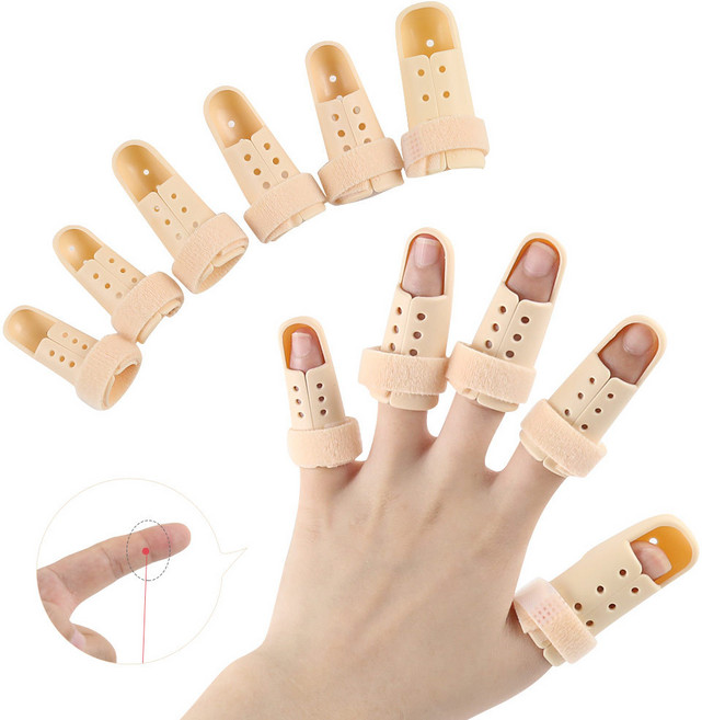 줄라이크 손가락 깁스 보호대 벨크로 고정 지지대, 1개