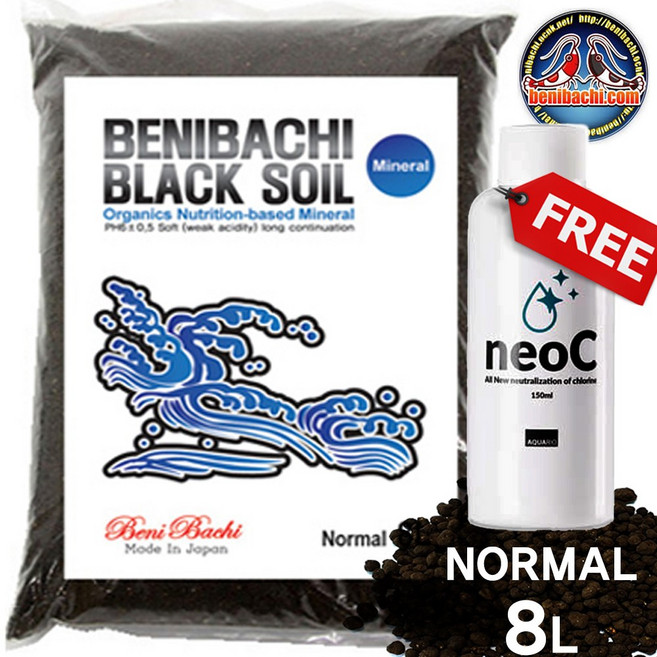 홍봉 영양계 소일 노멀 8L + 네오 C 150ml 물갈이제 증정/ 수족관 어항 수조 새우 레드비 쉬림프 CRS 킹콩 생이 체리 수초 모스 구피 열대어 관상어 바닥재 컴팩트 ADA, 1개, 파우더 8L