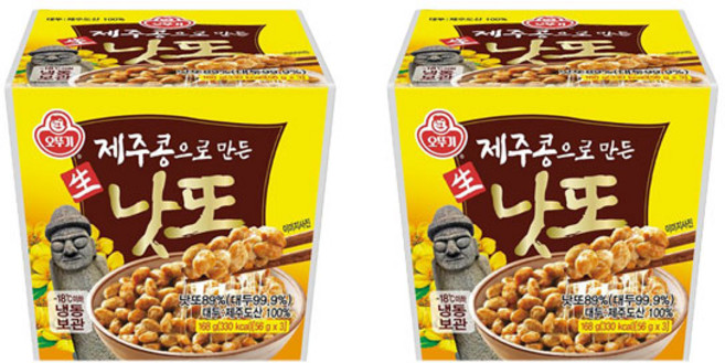 오뚜기 제주콩낫또 56g 3개입, 168g, 2개