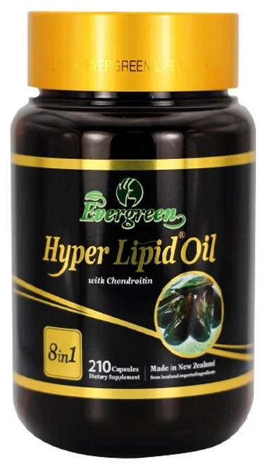 Evergreen Life Ltd. 에버그린 하이퍼 리피드 메가9000 초록입홍합추출물 210 캡슐, 1개, 210정 - 쿠팡
