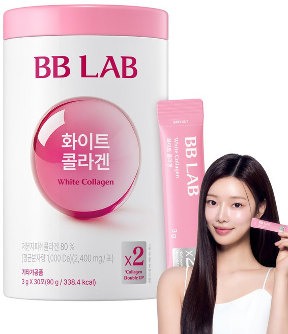 [본사정품] 뉴트리원 비비랩 화이트 콜라겐 pdrn 프리미엄 고함량 콜라겐, 1개, 30회분