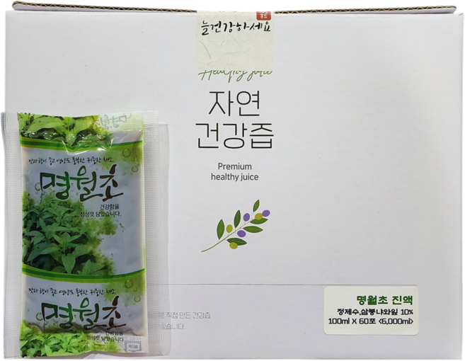 명월초진액, 120개, 100ml