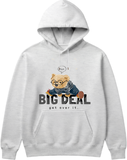 [LARIX] 래릭스 에센셜컷 곰돌이 후드티