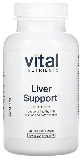 바이탈 뉴트리언트 Liver Support 민들레 아티초크 커큐민 밀크시슬 120캡슐, 1개, 120정 - 쿠팡