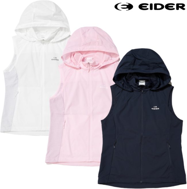 [정가: 139 000원] 아이더 여성 후드 조끼 흡습속건 통기성 열 배출 후드 탈부착 밑단 스트링 레귤러핏 여름 일상 등산 산책 산행 캠핑 골프 아웃도어 베스트