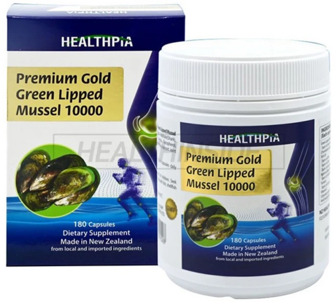 헬스피아 초록홍합 초록입 초록잎 푸른 그린 홍합 10000mg 180정 뉴질랜드 헬스피아 2개 - 쿠팡