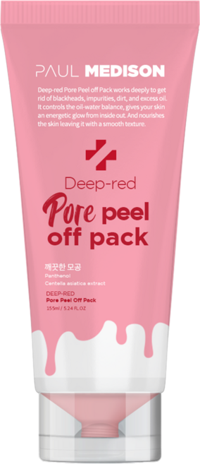 폴메디슨 딥레드 포어 필오프 팩 155ml, 1개입, 2개