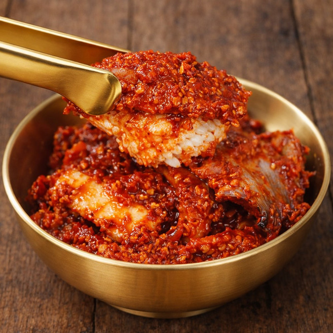 [팔톤상회] 국내산 가자미로 잘 삭힌 가자미식해, 1개, 500g