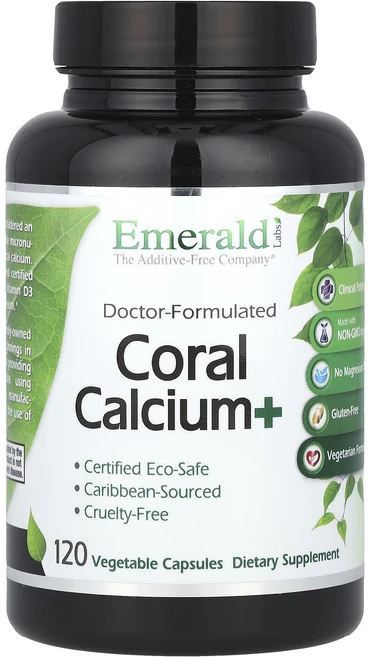 Emerald Laboratories 산호 칼슘+ 베지 캡슐 120정, Emerald Laboratories 산호 ..., 1개 - 쿠팡