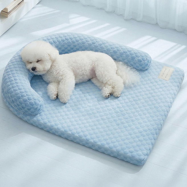 페리페페 강아지 고양이 여름방석 시원한 애견 쿨방석 강아지 쿨매트, 1개, 블루