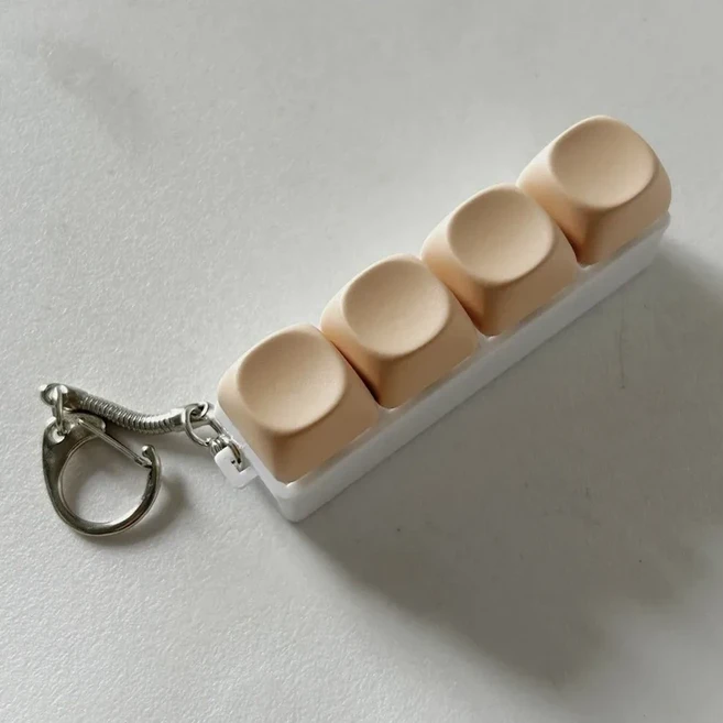 편안한 DIY 키보드 Fidget 키 체인 키 캡 키 버튼 손가락 키보드 캡 4/9 키 릴리프 스트레스 리모콘 장난감, 05 B