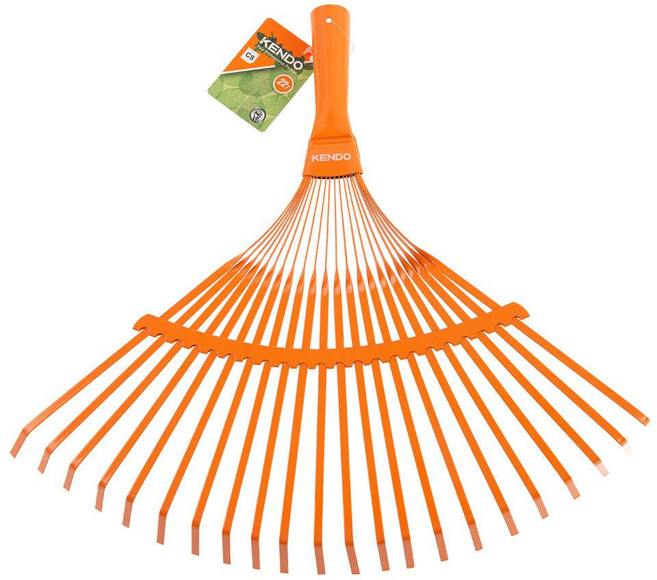 켄도 kendo 갈퀴 철 잔디 낙엽 벌초 잡초 텃밭 화단 쓸기 모으기 다용도 갈고리 잔디청소 낙엽청소 잡초제거 60722, 1개
