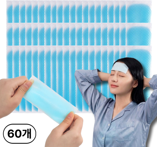 쿨패치 골프 아이스패치 붙이는 쿨팩 냉각시트, 60개, SW01쿨패치