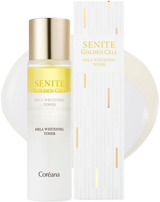 [기미미백잡티광채]코리아나 세니떼 골든셀 멜라화이트닝 토너, 1개, 160g
