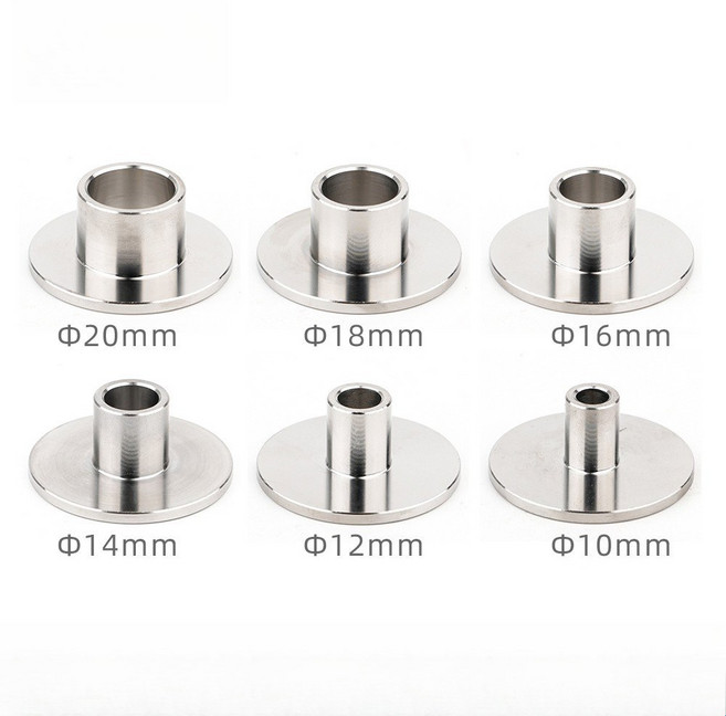 6pcs 10-20mm 트리머 샘플 가이드 플레이트 부싱 슬리브 목재 조각 용 라우터 비트 스테인레스 스틸 필수 목공 보조 장치