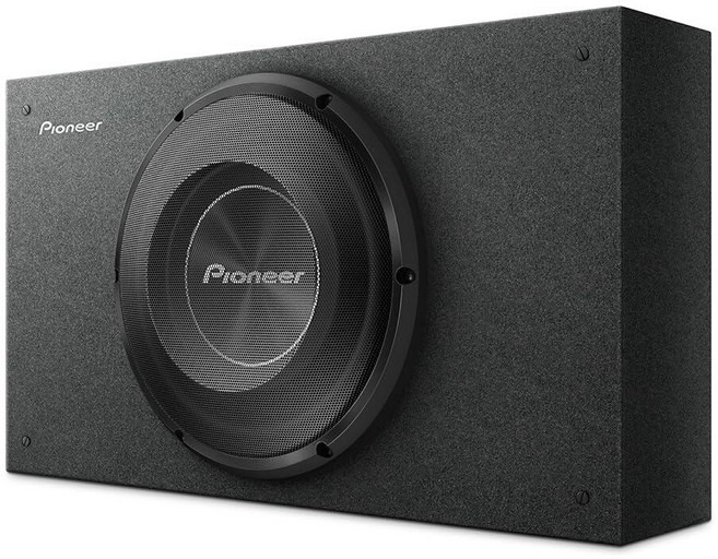 PIONEER A-Series TS-A2000LB 20.3cm(8인치) 서브 우퍼 - 최대 700W 사전 장착 얕은 마운트 디자인 좁은 공간의 딥 베이스 쉬운 설치 인클, 10"