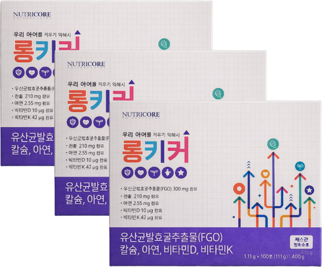 뉴트리코어 롱키커, 450g, 3개