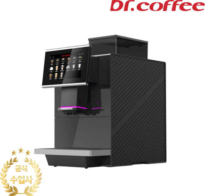 Dr.coffee 닥터커피 F15 카페 업소용 전자동 커피머신, 블랙, Dr.coffee F15