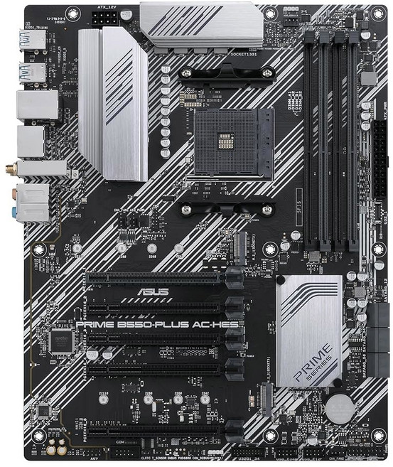 Asus ROG Strix B550-F 게이밍 WiFi II AMD AM4(3세대 라이젠) ATX 게이밍 마더보드(PCIe 4.0 WiFi 6E 2.5Gb LAN BIOS