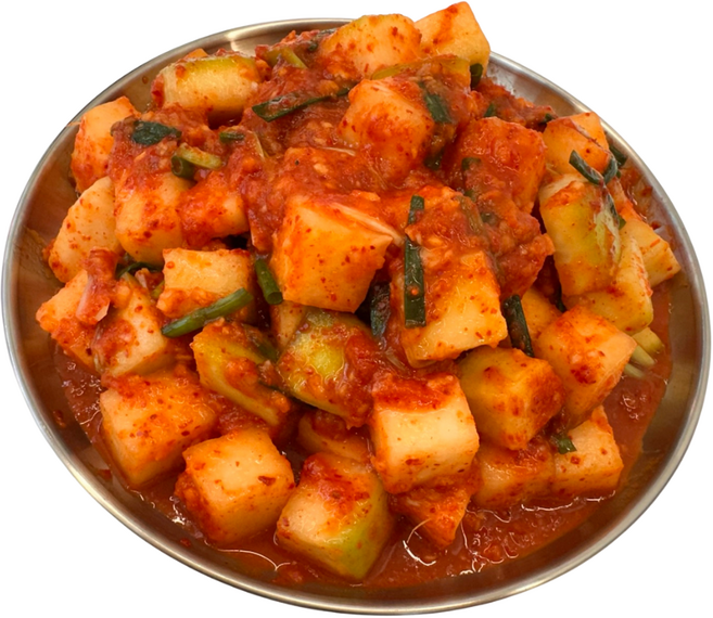 원치과정성 100%국산 당일제조 중부식 국밥집 깍두기 깍뚜기, 2kg, 1개