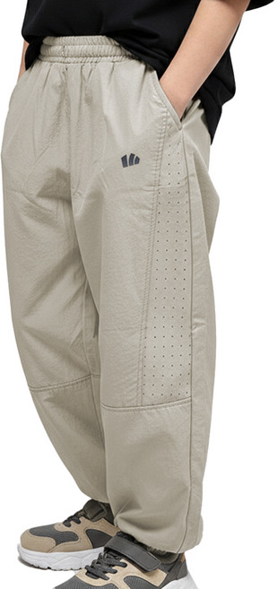 민트스쿨 아동 에어홀 조거 팬츠 여름 아이스 긴바지 쿨링팬츠 냉감팬츠 메쉬 트레이닝