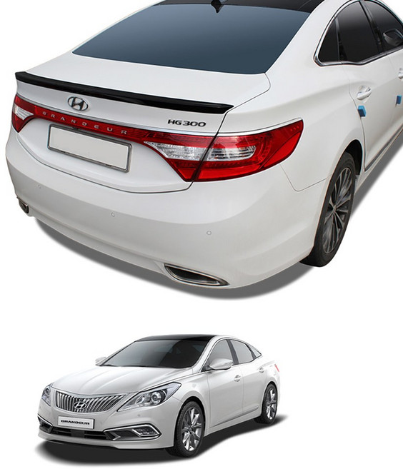 자동차 트렁크 리어 스포일러 블랙, 그랜저HG 하이브리드 2013~2017