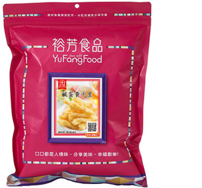 裕芳食品 鹹蛋黃卡里 (奶蛋素), 1個, 190g