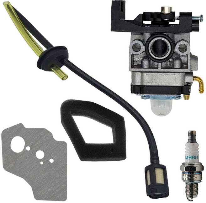 혼다 예초기 카브레타 연료호스 가스켓 에어크리너 점화플러그 5종세트 GX35 호환 부품, 1세트