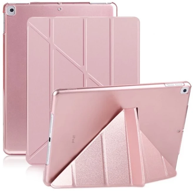 適用於 新款 iPad10 10.9吋 A2696 A2757 A2777 iPad 10 側翻皮套 多折皮套 具休眠模式, 黑色, 1個