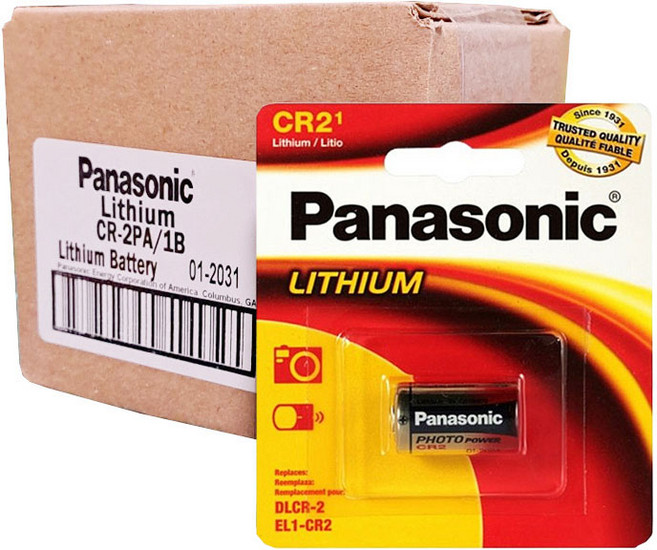 파나소닉 리듐배터리 [CR2] 3V 750mAh 1개입 12개 (1박스) 건전지, 1매입