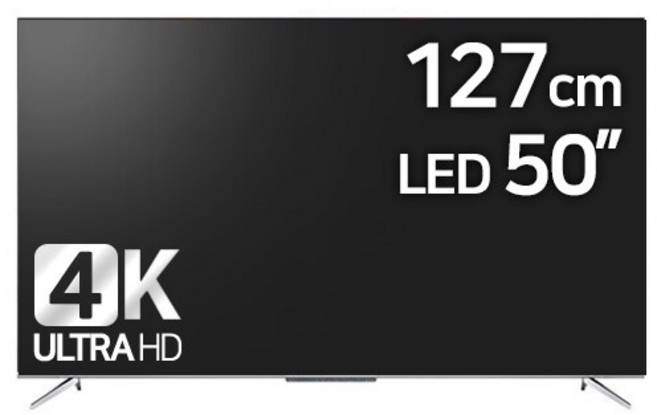 (주)유이테크 TLC 50인치 4K UHD android SMART TV (50P715) 티엘씨 50인치 안드로이드 유튜브ㅇ미러링ㅇ스마트 TV 모니터 (서울경기방문설치)