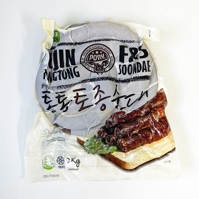 세진통통토종고기순대2kg 냉동, 2kg, 5개