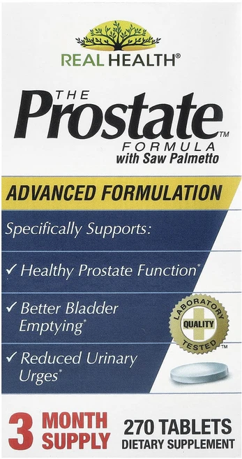 단백질 비타민 철분 마그내슘 칼슘 Real Health The Prostate Formula 쏘팔메토 함유 270정 고루고루섭취해주세요 - 쿠팡