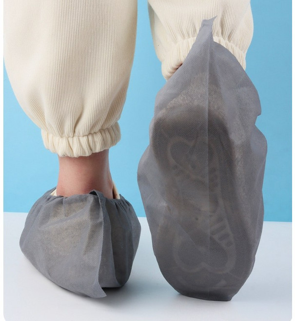 일회용 부직포 덧신 신발커버 모델하우스 손님 슈커버 시험장 100개 SH859, 1개, 차콜