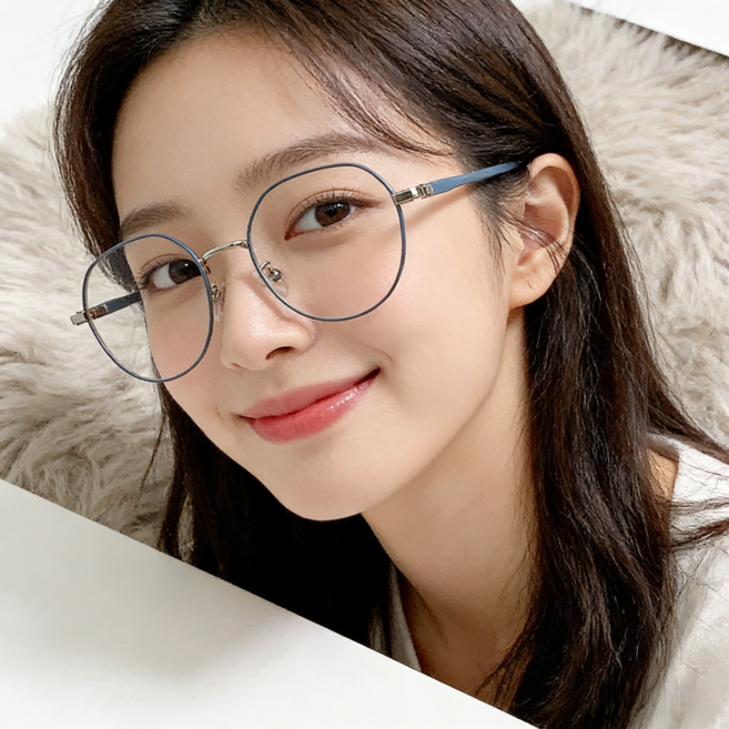 LAYENNE 2026 여성 블루라이트 차단 안경 얼굴이 남녀 공용 패션 작아 보이다 안경테