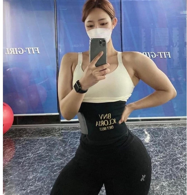 뱃살 빼는 복근 운동 헬스벨트 홈트 허리보호대 복대 sweat health belt, 1개