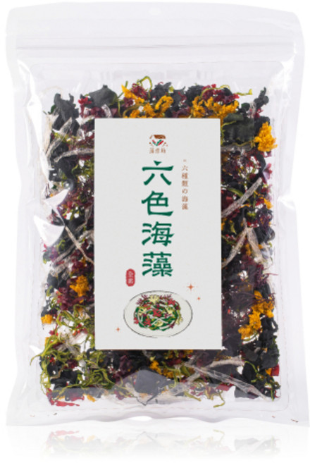 藻作坊 六色海藻綜合沙拉 純素無添加, 80g, 1包