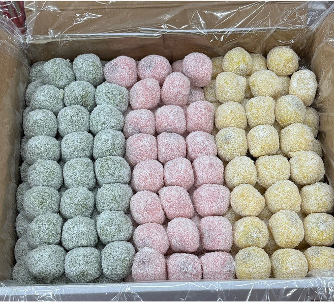 과일향경단 경단떡 (삼색경단 150알) 3kg, 4박스