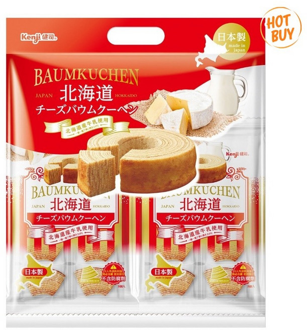 健司 起司年輪蛋糕 4包 X 8入 700公克, 1個