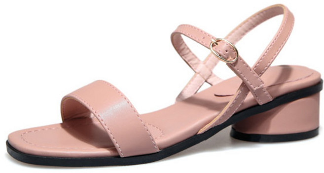 여성용 스트랩 샌들 4.5cm