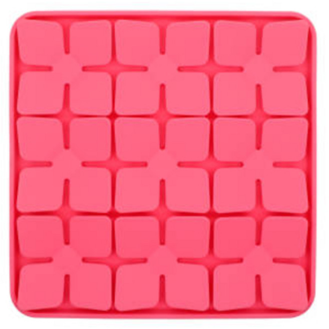 실리콘 노즈워크 매트 강아지 고양이 분리불안 급체방지 식기, 핑크, 1개