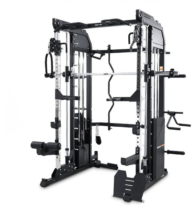 이고진 스미스머신 6822SM 가정용 홈짐 헬스기구 멀티랙 파워랙 듀얼풀리 120kg 블럭 포함, 단품