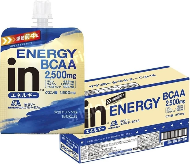 모리나가 인 젤리 에너지 BCAA 2 500mg 영양 드링크 맛, 180g, 6개 - 쿠팡