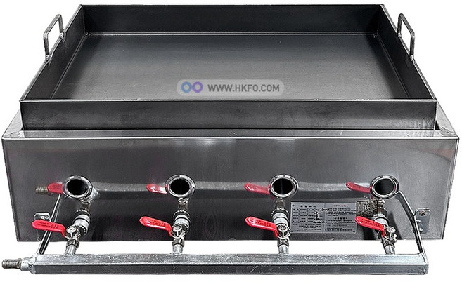 한국기계MC 가스 가스식 4줄 높은 철판 고급형 스테인레스 호떡 기계 호떡판 떡볶이기계 토스트기계